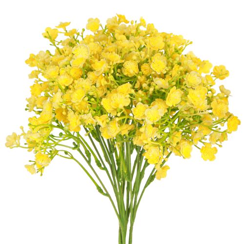 Floristik24 Gypsophila pluimgipskruid gele bloemen L46cm 4 st
