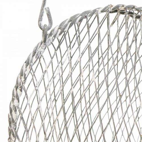 Floristik24 Hangdecoratie draadhart, theelichthouder om op te hangen 29×27,5cm