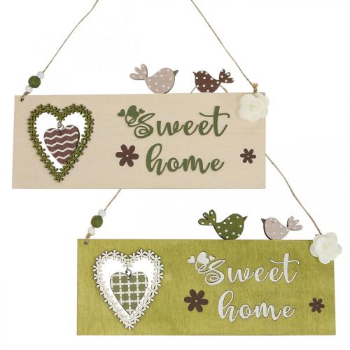 Artikel Hangdecoratie raam wanddecoratie deurdecoratie belettering 25cm 2st