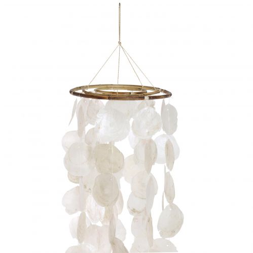 Floristik24 Hangende decoratie schelpen Capiz windgong decoratie Ø29cm 185cm