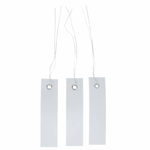 Hanglabels wit 20mm x 80mm 250 st