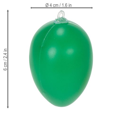 Artikel Paaseitjes als decoratie voor de lente, voor in huis of tuin. Kleurrijke decoratieve items, 6 cm, 24 stuks.