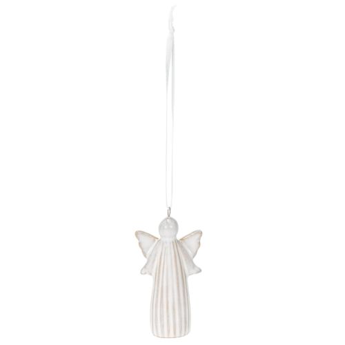 Engelhangertje, decoratief figuurtje om in de kerstboom te hangen, 8 cm, 4 stuks | Floristik24.nl