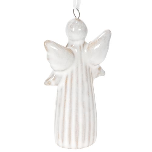 Engelhangertje, decoratief figuurtje om in de kerstboom te hangen, 8 cm, 4 stuks | Floristik24.nl