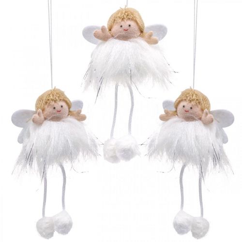 Floristik24 Engel hanger, kerstversiering om op te hangen H12cm 4st