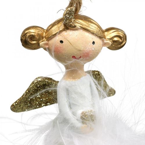 Floristik24 Kerstbal engel Kerstboomversiering H11.5cm Ø6cm