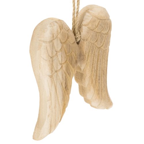 Houten engelenvleugelhanger voor decoratie, 12 cm kopen | Floristik24.nl