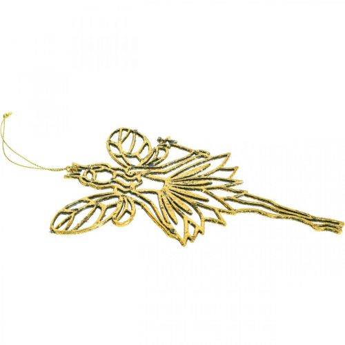 Floristik24 Kerstboomversiering elfjesfee hanger goud H15cm 16 st