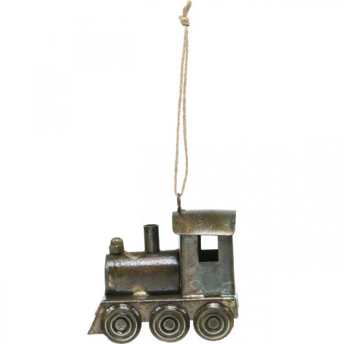 Artikel Kerstboomversiering Locomotief Kerst metaal H7.5cm