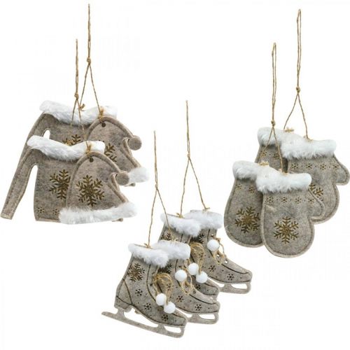 Floristik24 Kersttrailer vilt wintermotieven 7×12cm 6st