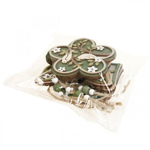 Floristik24 Hangdecoratie houten deco hanger vogels raamdecoratie 10cm 6st