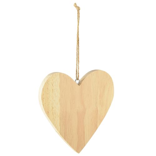 Artikel Houten harten om op te hangen Decoratieve harten voor knutselen 15x15cm 4st