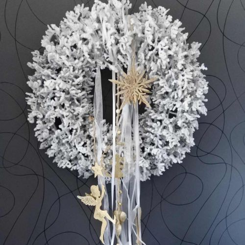 Floristik24 Sneeuwvlok, kerstboomversiering, raamdecoratie kerst goud 12cm 4st