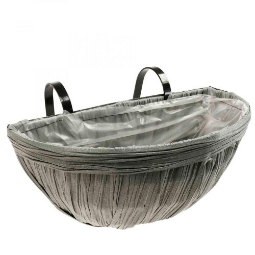 Hangpot bloempot voor hang balkon hangpot 30x17cm