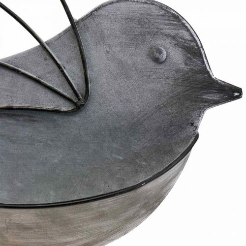 Floristik24 Hangpot metalen vogel wand bloempot om op te hangen 34×22cm