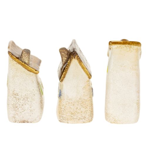 Artikel Keramische woondecoratie voor binnen en bloempotten. Ideaal cadeau. 10 cm, 3 stuks.