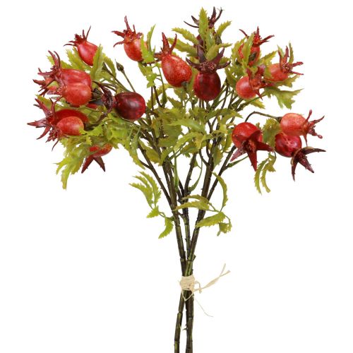 Artikel Rozenbottel decoratie kunst rozenbotteltakken L48cm 3 stuks