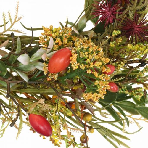 Floristik24 Deco krans rozenbottels kunst herfstkrans kunstbloemen Ø25cm