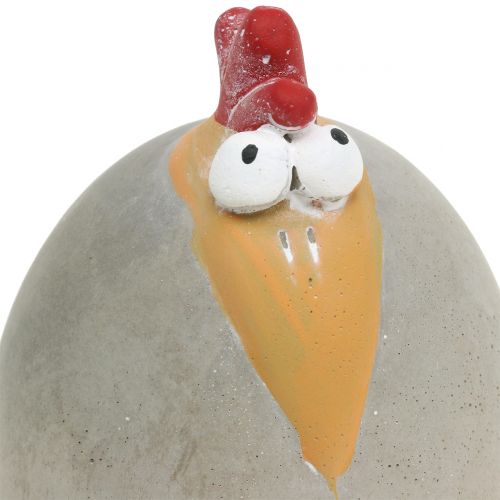 Floristik24 Decoratief figuur haan beton 12cm 3st
