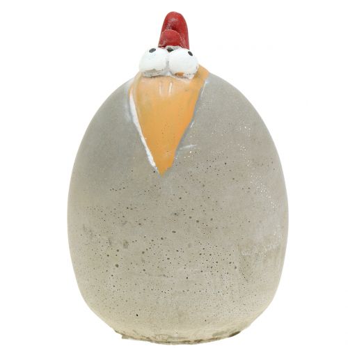 Floristik24 Decoratief figuur haan beton 12cm 3st