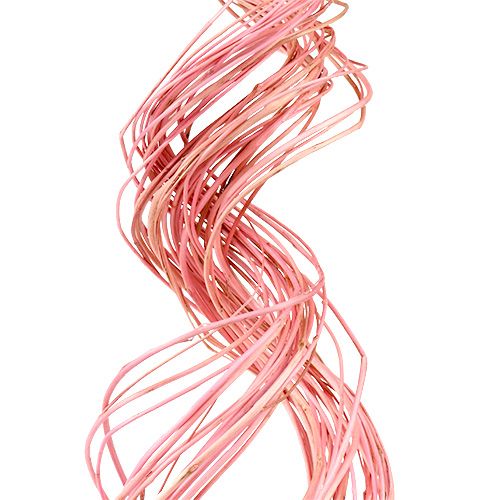 Half Curly Willow 100cm Roze 30st