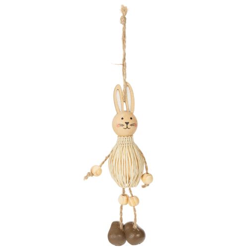 Artikel Paashaas decoratie hangende ornamenten voor feestelijke paasdecoratie 12 cm 4 stuks