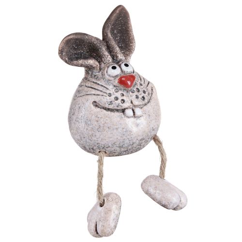 Floristik24 Decoratief konijnenrandkrukje konijntje 6,5×7×9,5cm 3 st