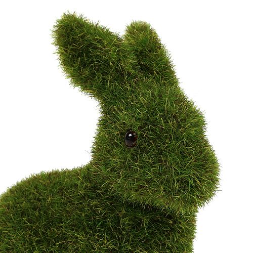 Artikel Gevlekt konijn groen gevlekt H13.5cm 4st