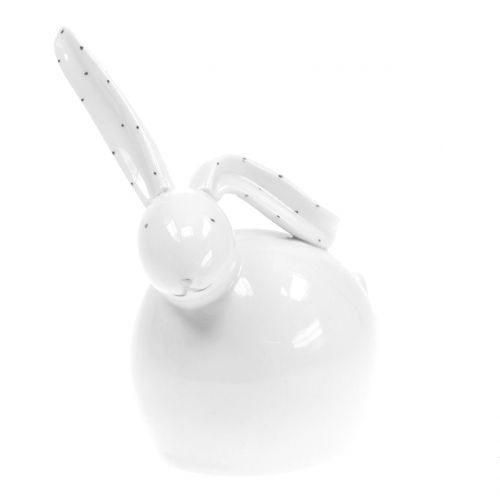 Floristik24 Keramiek konijn wit 14cm 2st