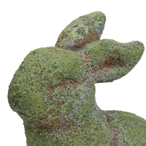 Floristik24 Tuinfiguur konijn bemost 20cm x 13cm H25cm