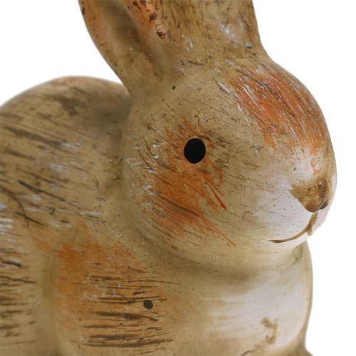 Floristik24 Keramisch konijn naturel 7cm x 8cm 6st