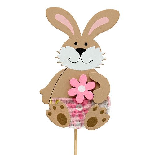 Floristik24 Bunny flower plug soort. 7.5cm L28cm 15st