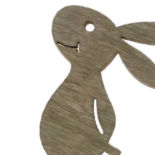 Artikel Streudeko konijn hout wit, crème, bruin assorti 4cm 72st