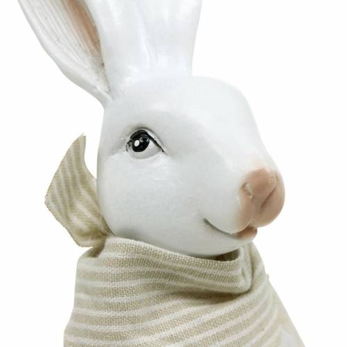 Floristik24 Paasdecoratie konijn rand zitting 26cm Paashaas figuur 2st