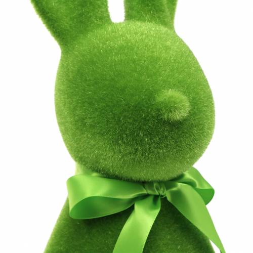 Floristik24 Gevlokt konijn groen H42cm