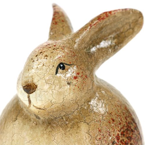 Floristik24 Decoratief konijn bruin keramiek 5cm x 7cm