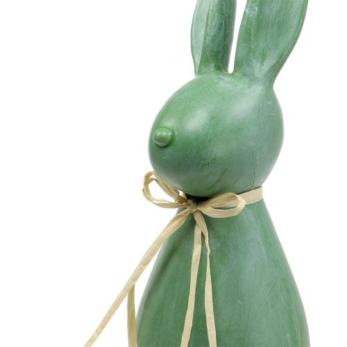 Floristik24 Paashaas groot donkergroen H47cm