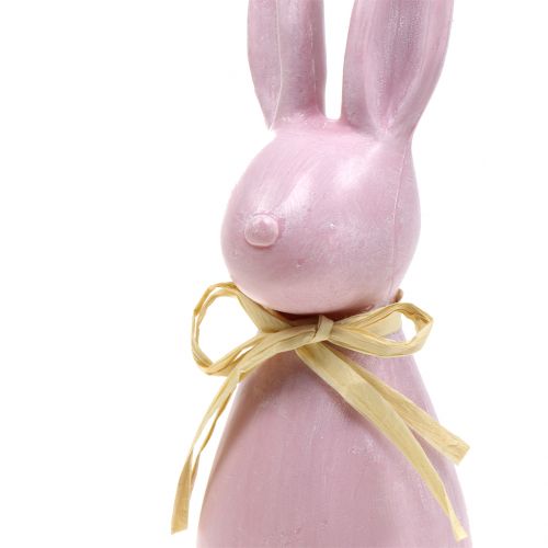 Floristik24 Paashaas Groot Roze H47cm