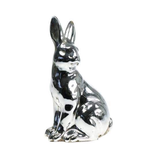 Floristik24 Konijn zilver antiek H31cm
