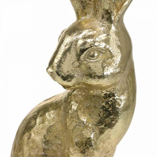 Artikel Decoratie konijn groot Paashaas zittend goud 22×17×51.5cm