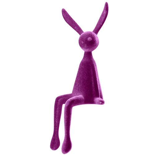 Artikel Rabbit Edge Sitters Paashazen Kleurrijk Gevlokt – 2e Keuze – 28cm 4 st.