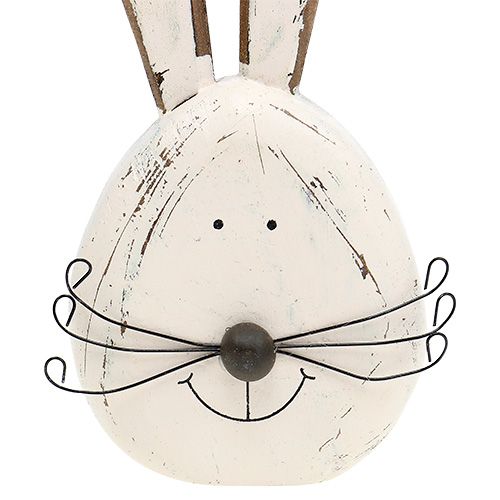 Floristik24 Konijnenhoofdcreme staand 19cm