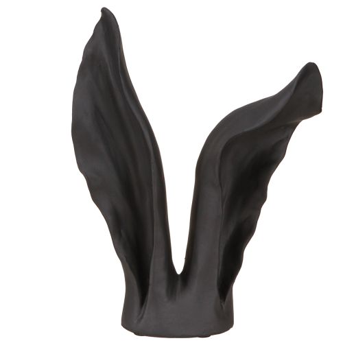Floristik24 Bunny Ears Decoratie Paashaas in Zwart 20cmx7.5cmx29cm
