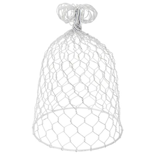 Floristik24 Vintage draadbel voor rustieke tafeldecoratie in landelijke stijl, 23 cm