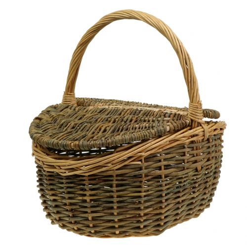 Floristik24 Picknickmand wilg 40cm x 30 cm H20cm