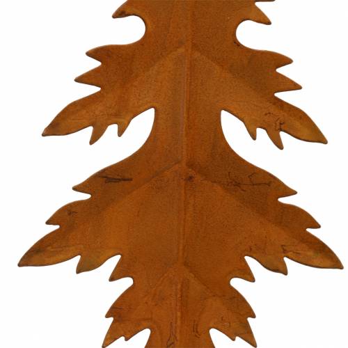Artikel Herfstbladeren patina om op te hangen 13cm 4st
