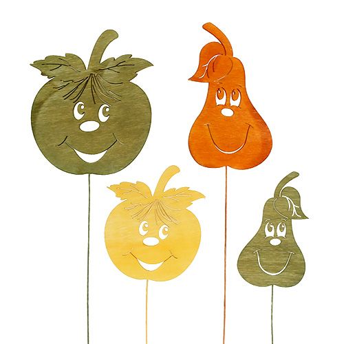 Herfstplug appel, peer gemengde ezel. L33cm 12st