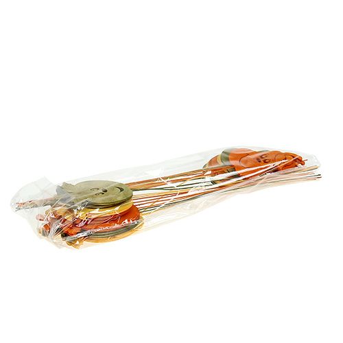 Floristik24 Herfstplug appel, peer gemengde ezel. L33cm 12st
