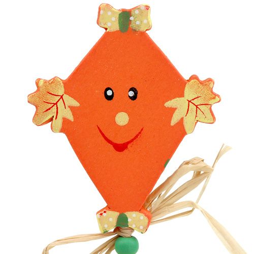Floristik24 Herfststekker draak oranje L31cm 4st