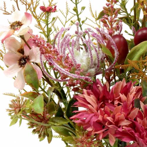Artikel Boeket bloemen herfst fuchsia 40cm